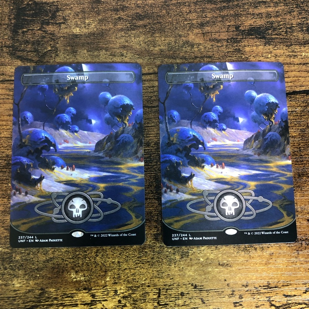 Magic the Gathering MTG Unfinity Swamp x2 NM